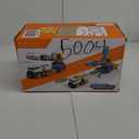 Dwi Dowellin Truck Toys for Kids, 28" Large Car Toys Include 4 Race Cars+6 Soft Foam Balls, with Light & Sounds, Eejection&Shooting Transport Trucks Toy, Gifts for Boys Girls 3 4 5 6 7 8+ Year Old (Black)