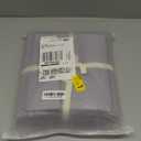 TIPTOE BEAR Queen Duvet Cover Set 100% Washed Cotton 3 Pcs Soft Comfy Breathable Chic Linen Feel Bedding, 1 Duvet Cover and 2 Pillow Shams, Light Purple