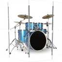 Portable Drum Shield | 4 Panels 2ft x 5ft | Factory-Installed Full-Length Stainless Steel Hinges | Acrylic Drum Sound Barrier | Cage for Church Use (4 Panels)