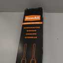 5 PCs Teak Wooden Utensil Set with Hooks, Wooden Spoons for Cooking, Wood Cooking Utensils Set, Comfort Grip, Non Stick Cookware, Easy to Clean, Kitchen Stuff, Wood Spatula