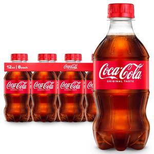 Coca-Cola Soda Soft Drinks, 12 fl oz Bottles, 8 Pack - Classic Cola Soft Drink Pack BBD Aug 10 2026