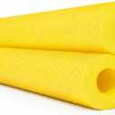 Chochkees Pool Noodles 52" x 2.5" Inch Swimming Hollow Core Foam Tube, Floating Thick Noodles for Floating, Pool Accessories (Yellow, 3-Pack)