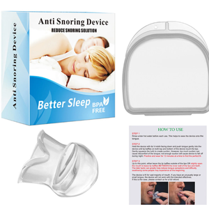 Snoring Mouth Guard 2-Pack Silicone Anti-Snoring