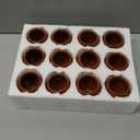 Kingrol 12 Pack 2 oz Mexican Cantaritos de Barro Pottery Shot Glasses, Mini Clay Cups for Tequila, Margaritas, Mojitos