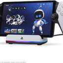 PowerA Charging Station for PlayStation Portal Remote Player with Lumectra, RGB Lighting, USB Powered, Magnetic Charger, Charge and Display, Weighted Base