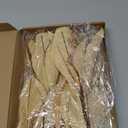 4 Pcs 16'' Champagne Gold Poinsettia Flowers Christmas Artificial Extra Large Velvet Christmas Flower Glitter Poinsettias Picks Ornaments Floral Stems for Xmas Tree Decoration Wreath Garland