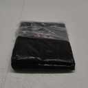 RAINDEWAY Black Tarps 10x10 Feet,UV Resistant, Multipurpose Medium Duty Waterproof Poly Tarp, Square Tent Tarp,Cover with Metal Grommets and Reinforced Edges, Finished Size