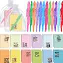 Eersida 24 Sets/48 Pcs Valentines Day Employee Appreciation Gifts Bulk Funny Animals Sticky Notes 30 Sheets of Each and 24 Pens with Organza Bags Back to School Gifts for Office Teacher Students