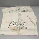 AVOIN colorlife Eucalyptus Leaves Throw Pillow Covers, 12 x 20 Inch Green Leaves Be A Light for All to See Spring Cushion Case Decoration for Sofa Couch Set of 4 (White)