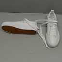 SERNIAL Womens White Platform Sneakers PU Leather Platform Shoes Walking Shoes for Women (6.5)