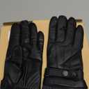 Aegend Leather Gloves for Men, Soft Warm Lining Full Hand Touchscreen Winter Gift Thermal (Small, Black - Genuine Leather)