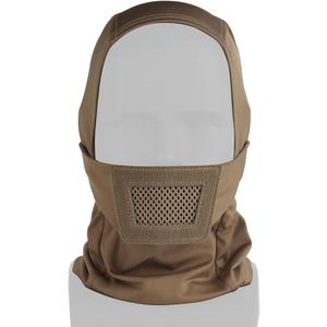 Airsoft Balaclava Mesh Mask,Ninja Tactical Mask with Breathable Mouth Guard for Outdoor (TAN)