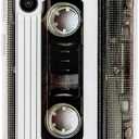 Case for Galaxy S21 FE 5G Shockproof Scratchproof with TPU Soft Bumper Retro Cassette Tape Case Compatible with Samsung Galaxy S21 FE 5G