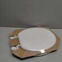 Bemis 1500EC 390 Lift-Off Wood Elongated Toilet Seat, Cotton White (Pack of 1)
