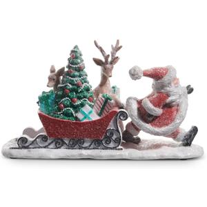 10" The Magic of Christmas Santa and Sleigh
