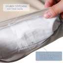 18" x 18" Throw Pillows with Inserts, Outdoor Waterproof Pillows, Square Decorative Pillows for Patio Furniture Garden Couch Sofa Home(Light Khaki, Set of 3)