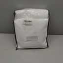 100% Blackout Shield 100% Polyester Blackout Curtains for Bedroom 63 Inches Long, Back Tab/Rod Pocket Living Room Drapes, Thermal Insulated Blackout Curtains 2 Panels Set, 50" W x 63" L, Bright White