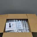 Over The Door Pantry Organizer, 8-Tier Over The Door Organizer with Adjustable Baskets, Metal Hanging Spice Rack for Pantry Organizers and Storage, Suitable for Kitchen Laundry Room & Bathroom, White