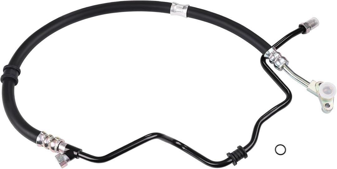WMPHE Compatible with Power Steering Pressure Hose Honda Ridgeline 3.5L V6-2006 2007 2008 2009 2010 2011, Replacement for OEM 53713-SJC-A02, 53713-SJC-A01