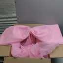 Canlierr Extra Large Organza Pink Bow Decorations 39 x 59 in
