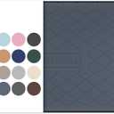 URMONA 25" x 22" Waterproof Silicone Mat in Multiple Sizes & Colors, Under Sink Mat for Kitchen & Bathroom, Pet Food Pad for Dogs & Cats, Kitchen Cabinet Liner, Multi-Purpose for Storage(Dark Grey)