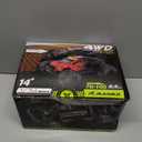 1/14 Brushless RC Cars, Monster Truck, RC Truck, 50+ MPH, 4WD, Waterproof, Red, Ages 8+
