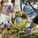 Lollimeow Expandable Cat Carrier Backpack for Large Cats - Airline Approved Pet Carrier Backpack for Small Dogs, Hiking & Travel, Waterproof with Breathable Mesh, 14lbs Capacity (Dark Grey, Standard)