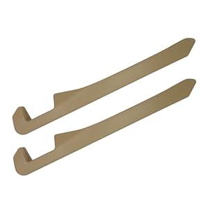 LYCARESUN 2 Pack Car Seat Gap Filler, Universal Car Seat Gap Plug to Fill The Gap Between Seat and Console Stop Things Dropping, Beige