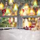 Ganeen Pink Christmas Tree String Lights 20 LED 10 ft Cute Hanging String Lights for Christmas Tree Battery Operated Indoor Holiday for Xmas Party Decorations Outdoor Mantel Fireplace