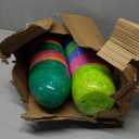 Aviski 84Pcs 3.15" Large Iridescent Marble Easter Eggs Golden Eggs for Kids Basket Bag Stuffers Fillers, Easter Hunt Game, Toys Filling Treats and Easter Theme Party Favor
