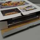 Air Fryer Accessories for Emeril Lagasse 26 Qt Extra Large & Everyday 360, Emeril Lagasse Air Fryer Basket and Pans for Oven with 100Pcs Disposable Parchment Paper, 4Pcs Reusable Teflon Mat