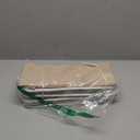 Kntiwiwo Small Fabric Storage Bins, 15x6x5 inch Narrow Storage Baskets 4-Pack Long Storage Basket for Organizing with Handles, Decorative Basket for Closets, Shelves, Toilet Paper, Beige