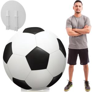 Capoda 3.9 ft Large Soccer Party Signs Decoration Sports Cardboard Cutout Stand up Backdrop for Soccer Birthday Decor Balls Photo Viewing Events Game Day Celebrations Supplies