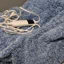 Heated Blanket Heated Throw, Electric Blanket 50"x60" Heating Blanket with 8 Hours Auto Off 10 Fast Heating Levels Machine Washable Sherpa Heated Blanket with Overheating Protection (Blue)