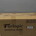 Backdrop Stand 10x8ft (WH) Adjustable Backdrop Support Ground Kit Photography Photo Shoot Backdrop Stand for Parties with Sandbags, Spring Clips, Carrying Bag