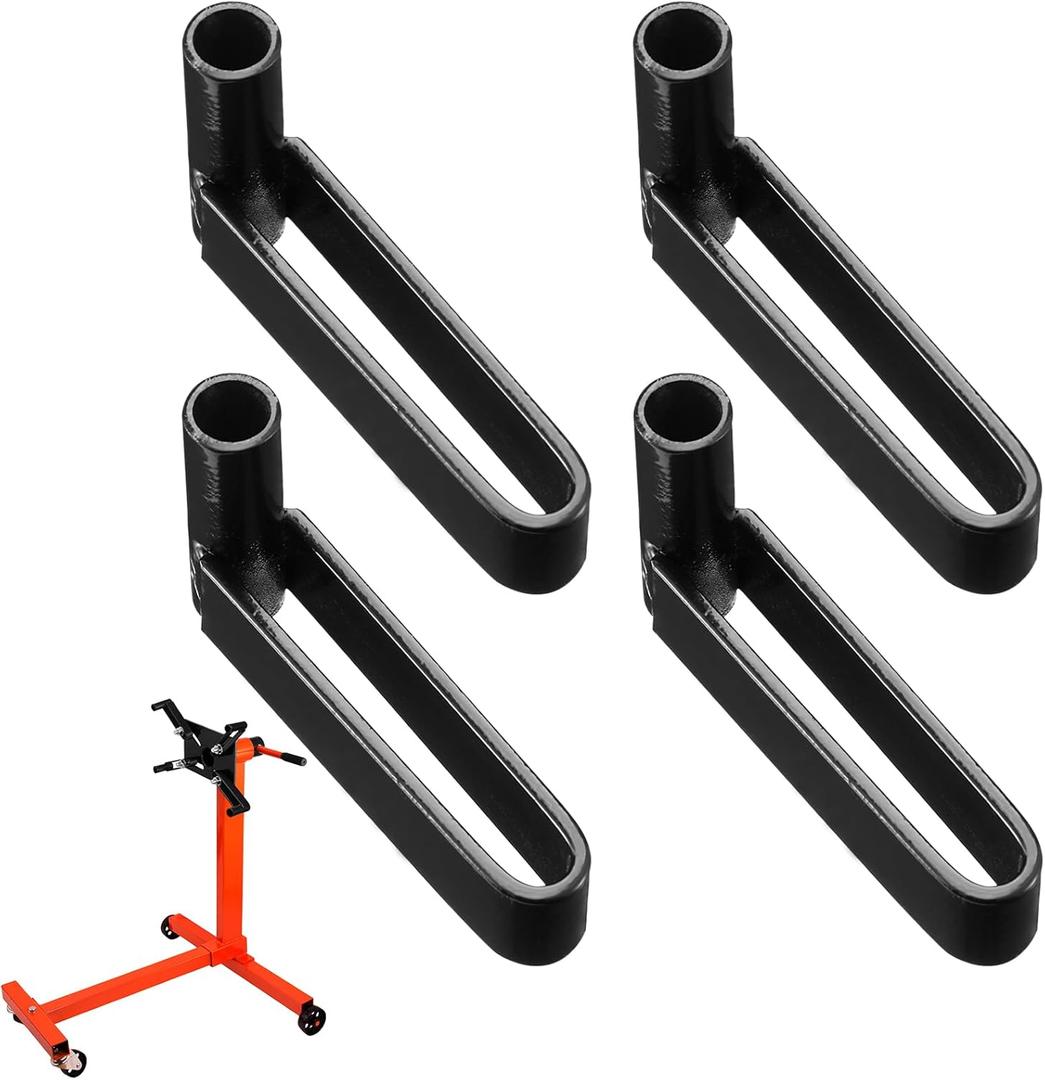 Zonon 4pcs Engine Stand Replacement Heavy Duty Engine Stand Parts Shifting Arms Compatible with Specific Brand Numbers 555-80040, 555-80041, 555-80042, 555-80098 Easy to Assembly Disassembly