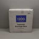 Toploader Box, Holds 1200+ Top Loaders, 3" x 4" 35PT Rigid Card Case with 15 Dividers