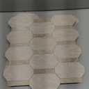 Octagon Marble Mosaic Backsplash Tile for Kitchen Peel and Stick, Shower Tile Waterproof Bathroom Adhesive Tiles Stickers for Wall Matte Stone 3D(Beige,10sheets)