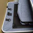 Side Expandable Extra Large Cat Carrier with Litter Box, Blue