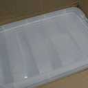 IRIS USA 4-Pack Storage Bins with Lids, 13 Quart, Made in USA Stackable See-Through Organizing Solution Latches Durable Nestable Containers Secure Pull Handle, BPA-Free Plastic