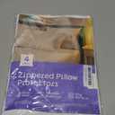 Ultra Soft Pillow Protectors with Zipper King Size - Set of 4 Breathable Pillow Covers - 100% Protection Against Stains, Dust & Dirt - Machine Washable (White)