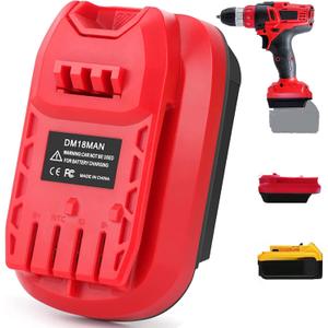 TPDL Adapter for Craftsman V20 Cordless Tools, for DeWalt 20V for Milwaukee M18 Lithium Battery Convert to for Craftsman New 20V Power Tool (Adapter Only)