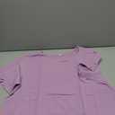 YESNO Summer Dresses for Women 2025 Floral Boho Ruffle Short Sleeve Sundresses Casual Shift Dress, 2XL, ESA Solid Purple