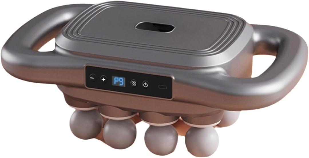 PEKJI Plastic Massage Gun with 9 Speeds Rechargeable Handheld Massagers Portable Percussion Electric Muscle Massager