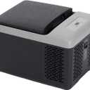 Alpicool C9PT Portable Car Freezer Cooler, 12 Volt Car Refrigerator, 10 Quart Fast Cooling, with 12/24V DC and 100-240V AC for Outdoor, Camping, RV, Truck (Black&Grey)