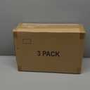 23Qt Plastic Storage Bins with Lids 3 Tier, Stackable for Storage, Boxes Lids, Containers, Multifunctional Folding Bedroom, Living Room, Study, Toy White