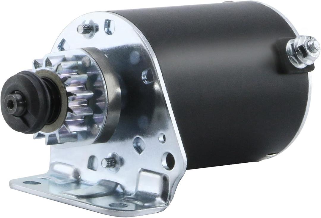 Briggs and Stratton Starter Replacement for 14 Teeth 593934 693551 030221 5777N, 12 12.5 13 14 15.5 16 16.5 17 17.5 18 18.5 19.5 HP Cub Cadet 11 16 18 RTZ LT1018 John Deere D100 105 L100 Toro