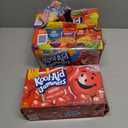 Kool-Aid Jammers Drink, 30 Pouches, for School Lunches and On-the-Go Hydration, Artificially Flavored Tropical Punch, Grape and Cherry Flavors, 6 fl oz (EXP 03/22/27)