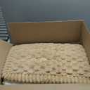 Smiry Couch Covers for Dogs Washable, Non Slip Fuzzy Pet Couch Covers for Sofa, Soft Thick Sofa Slipcovers Furniture Protector Pet Friendly (Camel, 27.6" x 47")