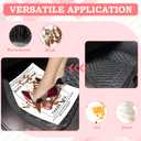 Windspeed 100P Upgrade Material Paper Floor Mats for Cars Disposable Floor Mats for Car Detailing Vehicles Disposable Pedal Pads for Automotive Temporary Cars Pedal Protector